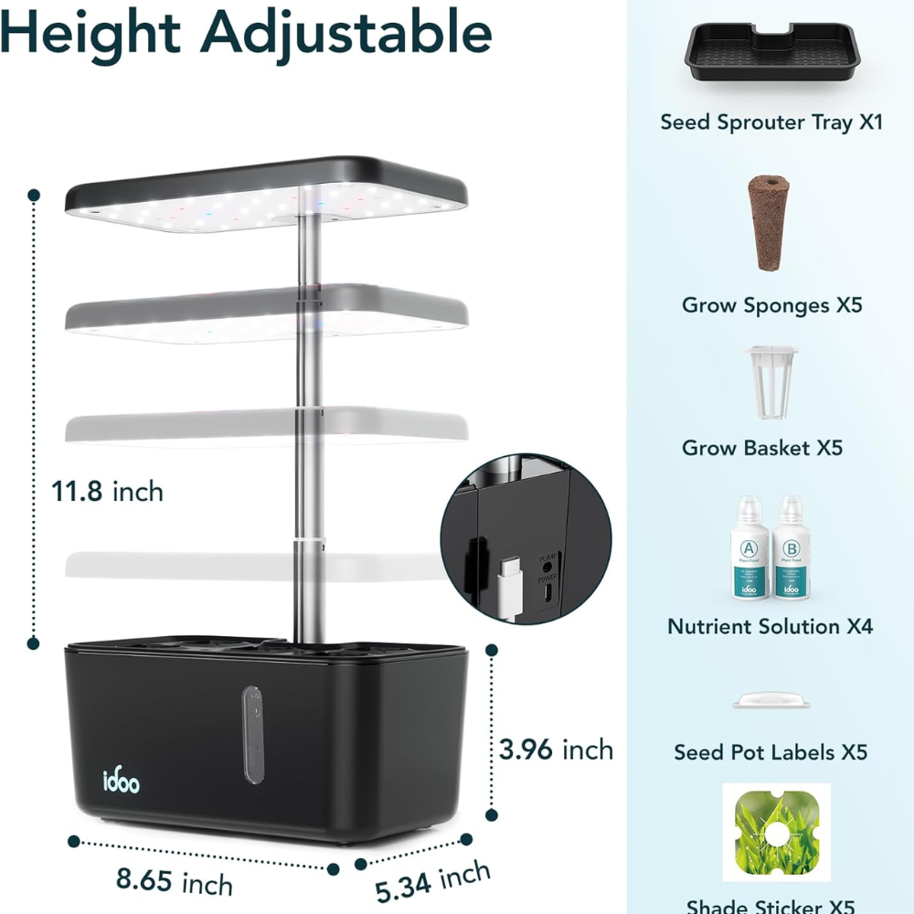 Home Garden with Seed Sprouter Tray