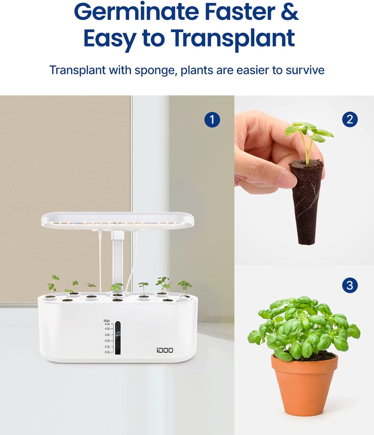 iDOO 10 Pods Indoor Herb Garden